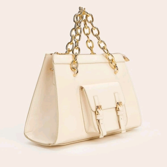 Buckle Decor Shoulder Bag - Picture 2 of 10